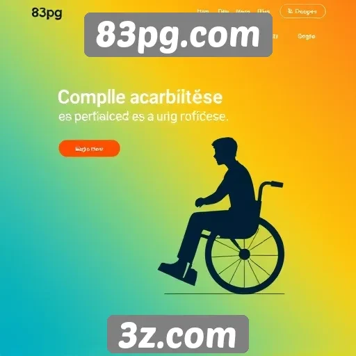 Acessibilidade e design do site 83pg com foco no usuário