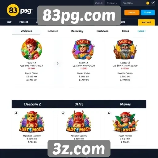 Compare promoções e bônus do 83pg.com com outros sites